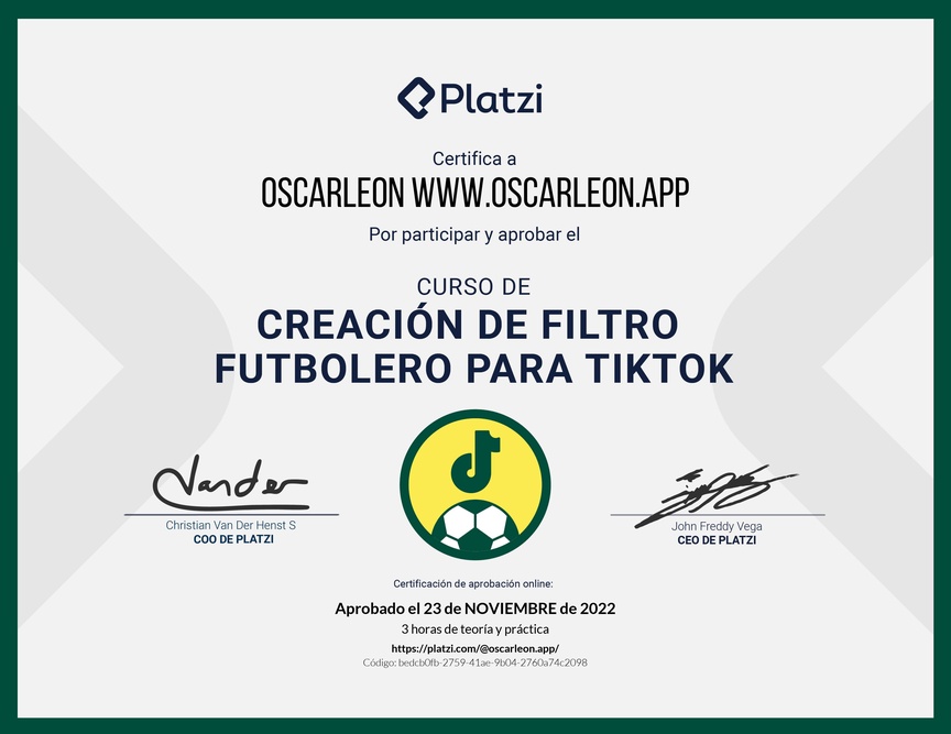 Creación de Filtro Futbolero para TikTok