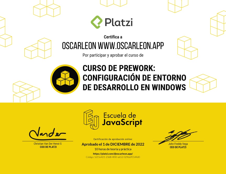 Curso de Prework: Configuración de Entorno de Desarrollo en Windows