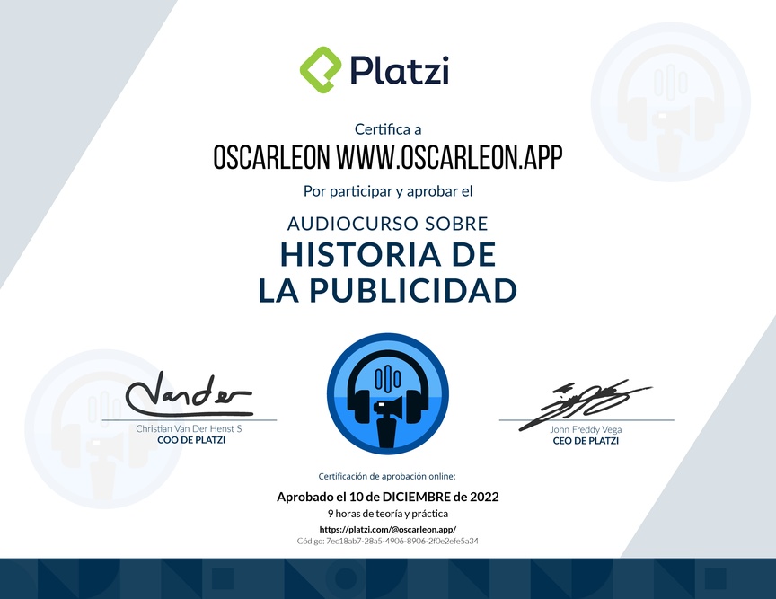 Audiocurso Historia de la Publicidad
