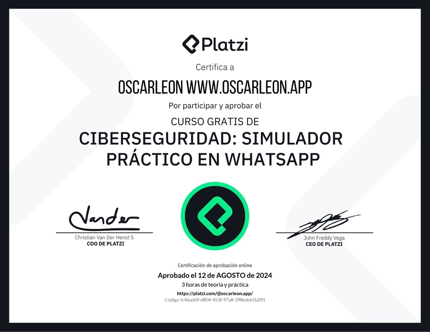 Curso Gratis de Ciberseguridad: Simulador Práctico en WhatsApp