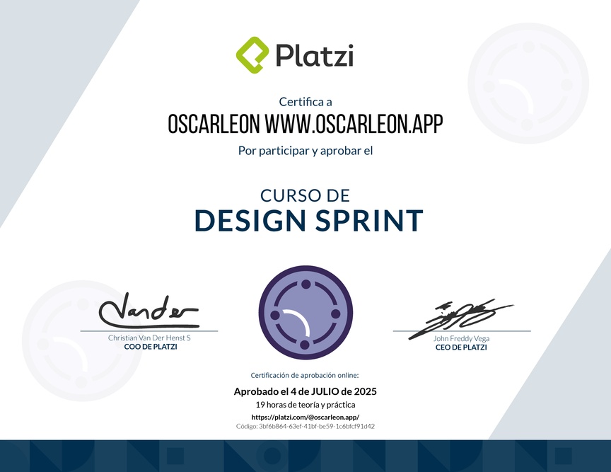 Curso de Design Sprint Aplicado