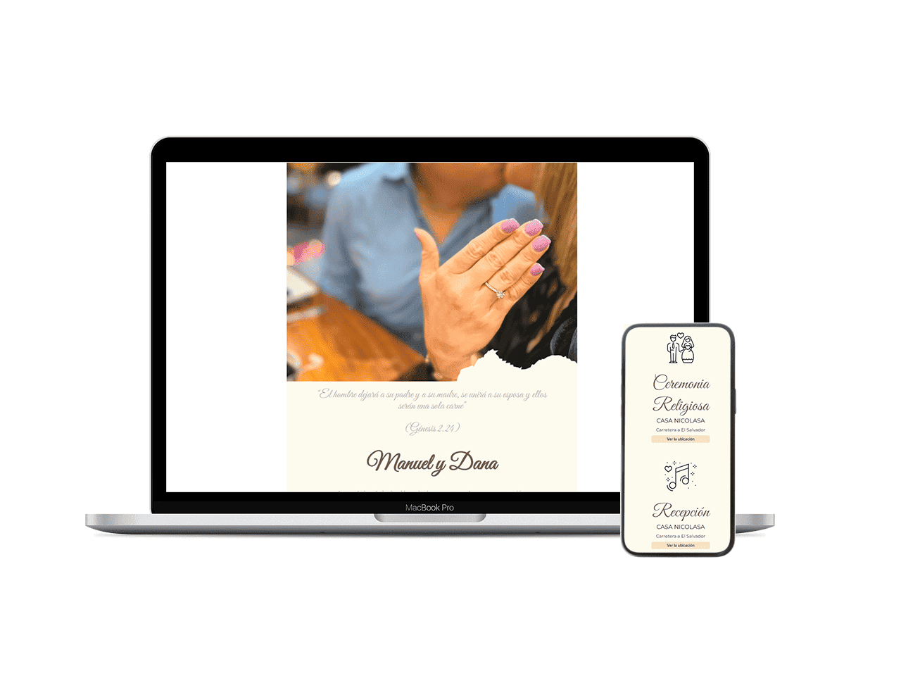 Invitación de Boda Web