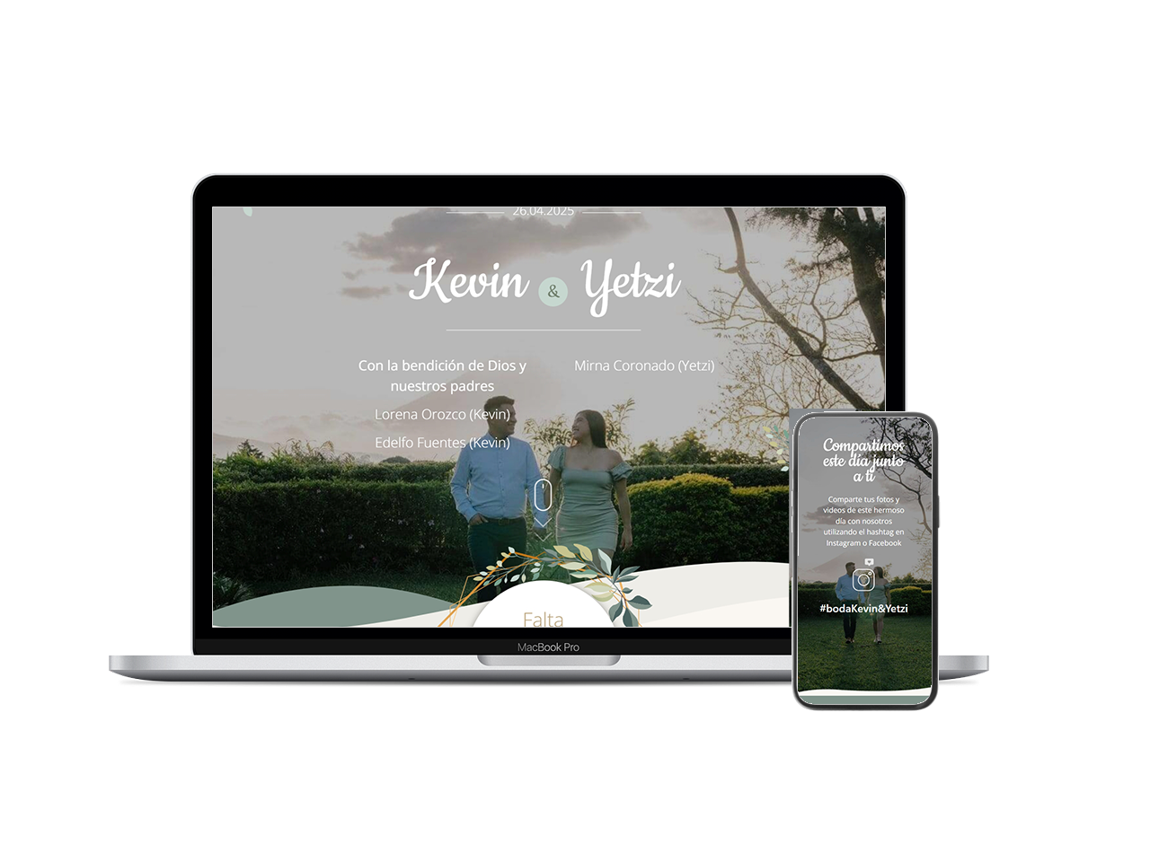 Invitación de Boda Web