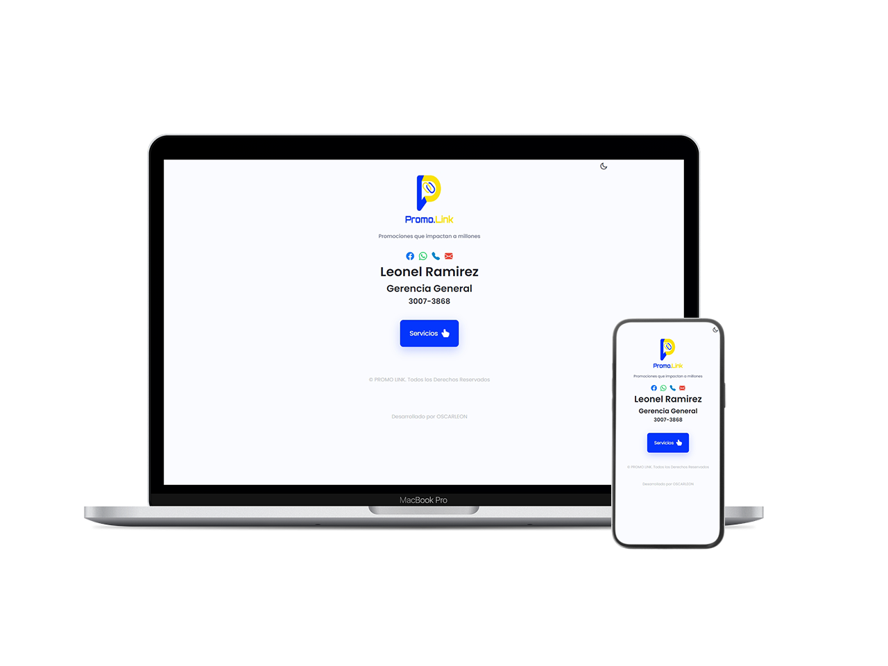 Tarjeta de Presentación Leonel