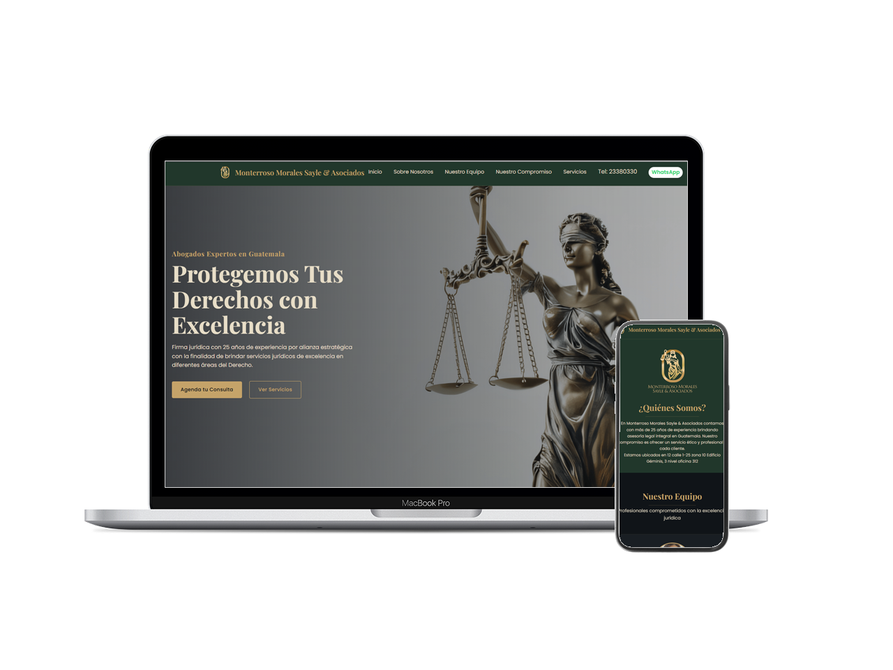 Sitio Web + Panel Administrativo